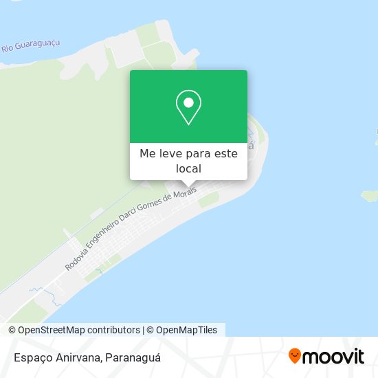 Espaço Anirvana mapa