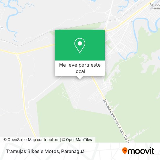 Tramujas Bikes e Motos mapa