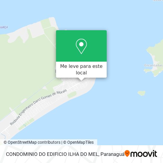 CONDOMINIO DO EDIFICIO ILHA DO MEL mapa