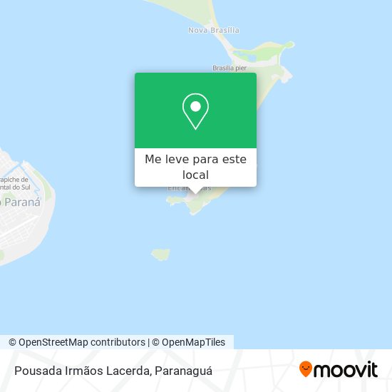 Pousada Irmãos Lacerda mapa