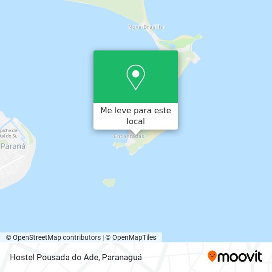 Hostel Pousada do Ade mapa