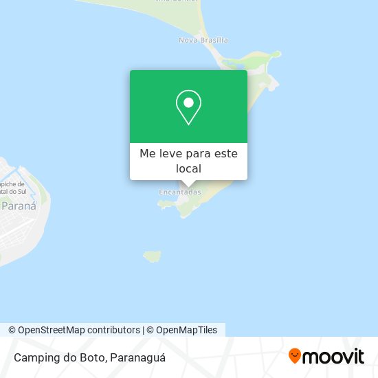 Camping do Boto mapa