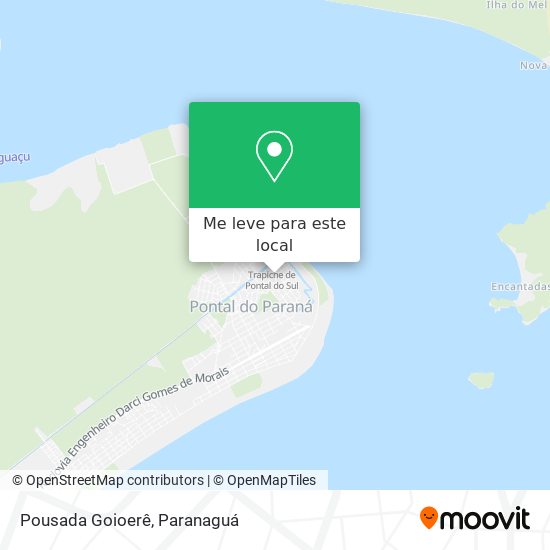 Pousada Goioerê mapa