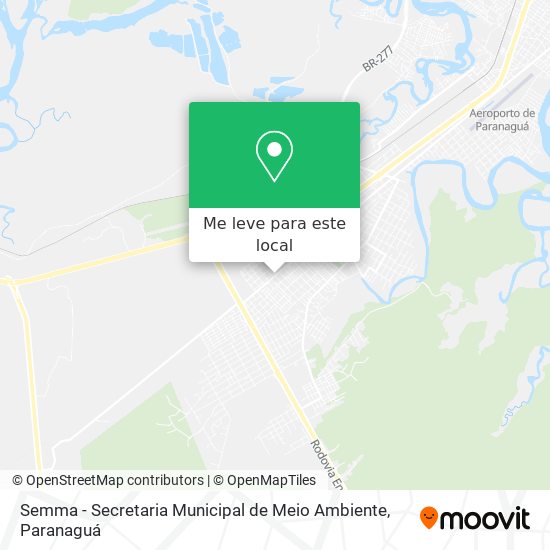 Semma - Secretaria Municipal de Meio Ambiente mapa