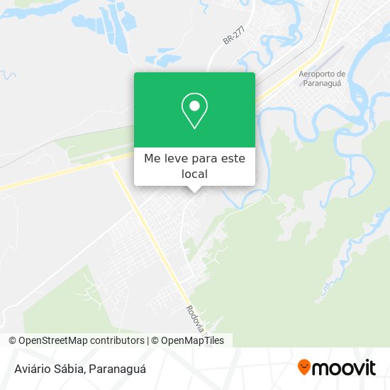 Aviário Sábia mapa