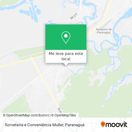 Sorveteria e Conveniência Muller mapa