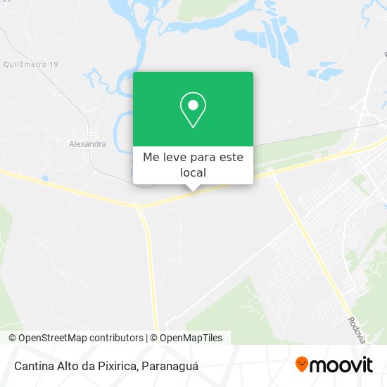 Cantina Alto da Pixirica mapa