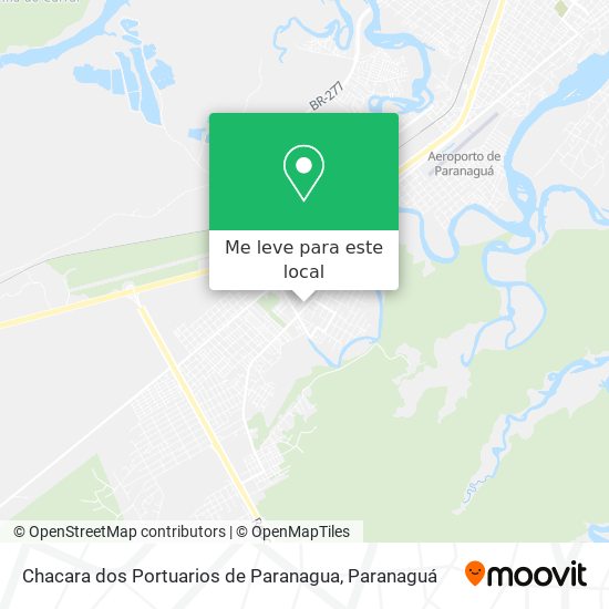 Chacara dos Portuarios de Paranagua mapa