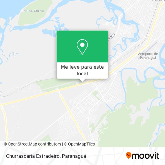 Churrascaria Estradeiro mapa