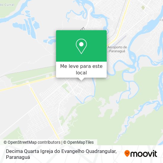 Decima Quarta Igreja do Evangelho Quadrangular mapa