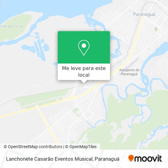 Lanchonete Casarão Eventos Musical mapa