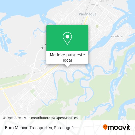 Bom Menino Transportes mapa