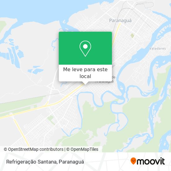 Refrigeração Santana mapa