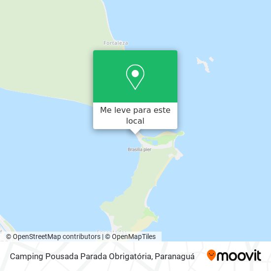Camping Pousada Parada Obrigatória mapa