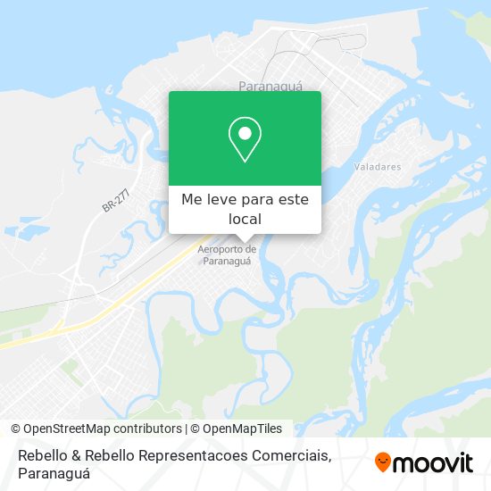Rebello & Rebello Representacoes Comerciais mapa