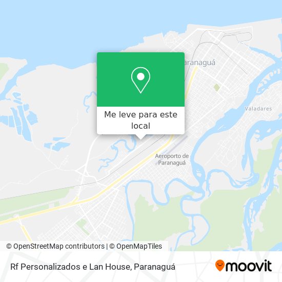 Rf Personalizados e Lan House mapa