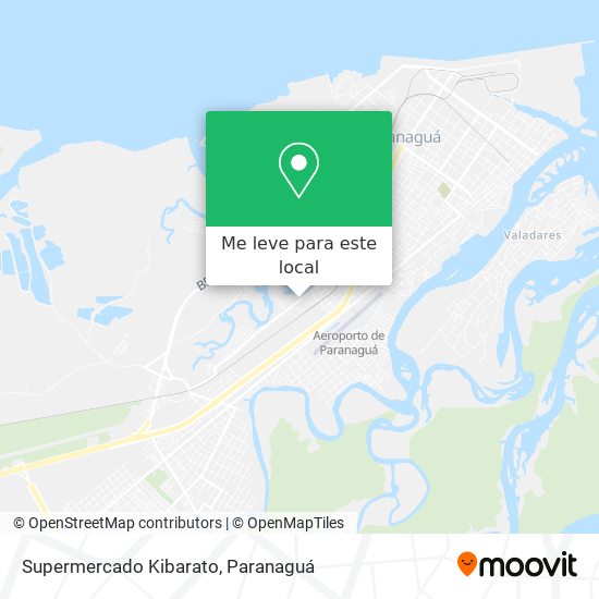 Supermercado Kibarato mapa