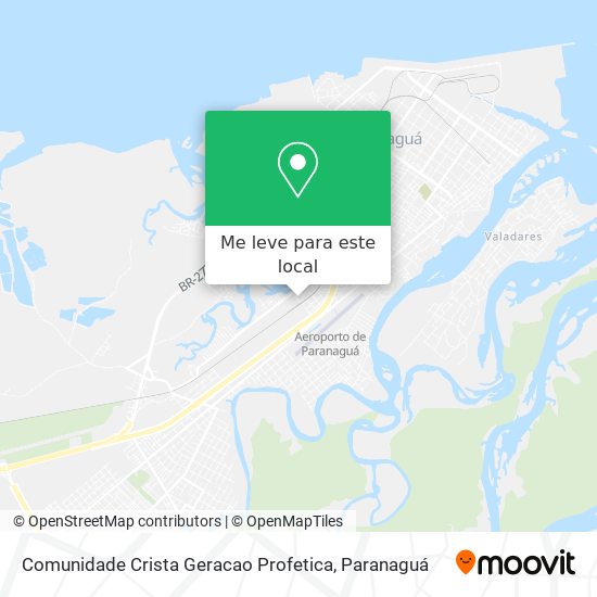 Comunidade Crista Geracao Profetica mapa