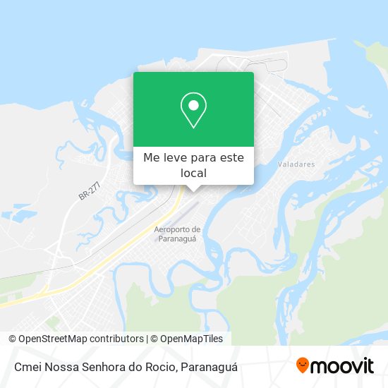 Cmei Nossa Senhora do Rocio mapa