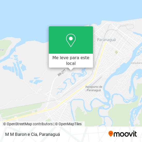 M M Baron e Cia mapa