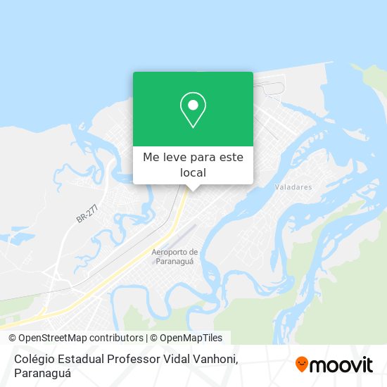 Colégio Estadual Professor Vidal Vanhoni mapa