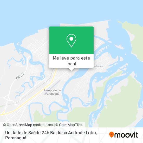 Unidade de Saúde 24h Balduina Andrade Lobo mapa