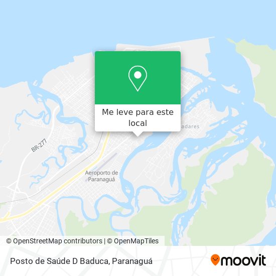 Posto de Saúde D Baduca mapa