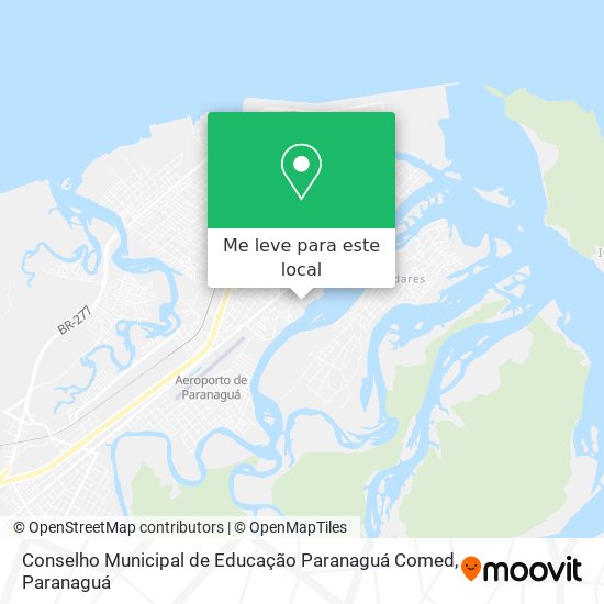 Conselho Municipal de Educação Paranaguá Comed mapa