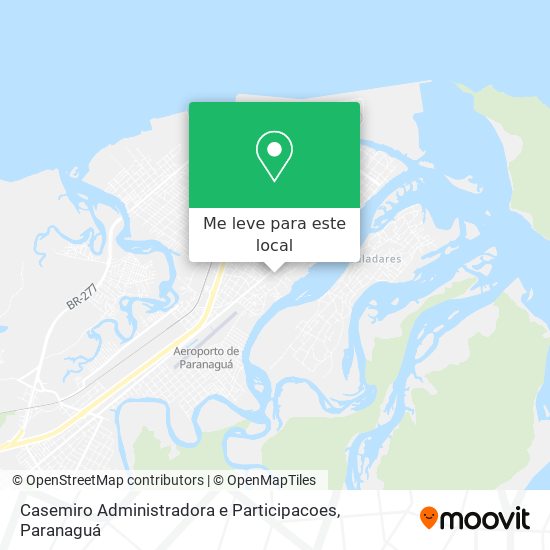 Casemiro Administradora e Participacoes mapa