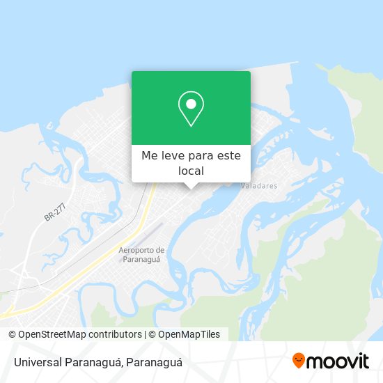 Universal Paranaguá mapa