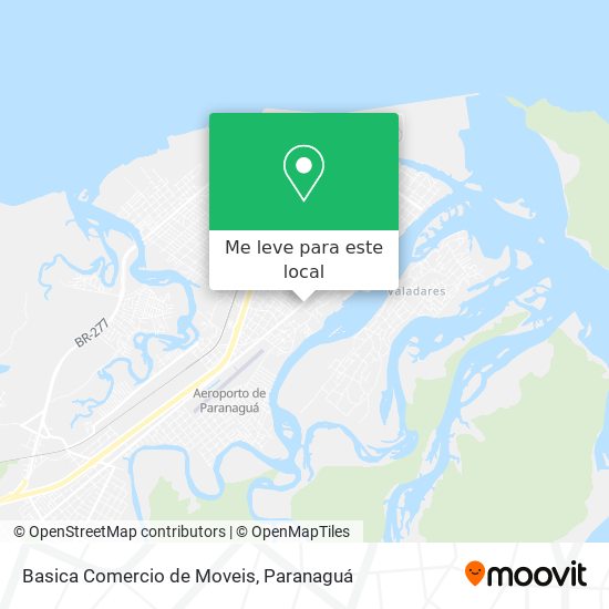 Basica Comercio de Moveis mapa