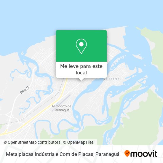 Metalplacas Indústria e Com de Placas mapa