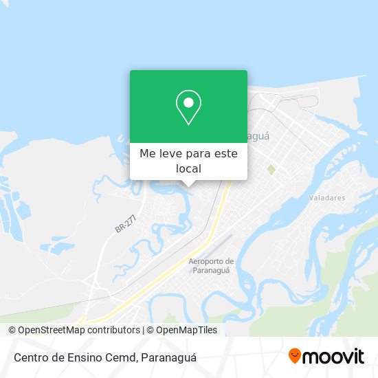 Centro de Ensino Cemd mapa