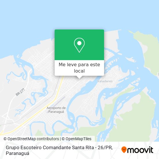 Grupo Escoteiro Comandante Santa Rita - 26 / PR mapa