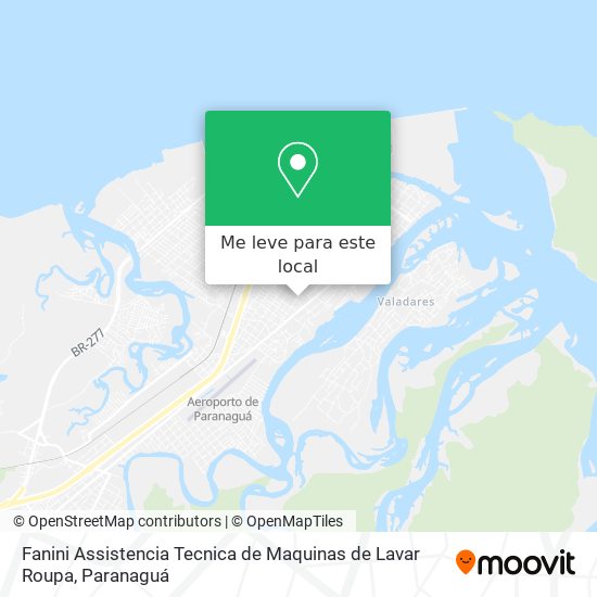 Fanini Assistencia Tecnica de Maquinas de Lavar Roupa mapa
