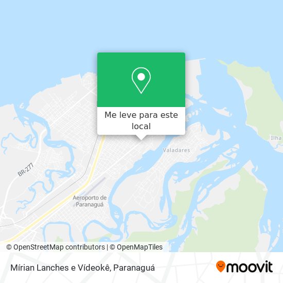 Mírian Lanches e Vídeokê mapa