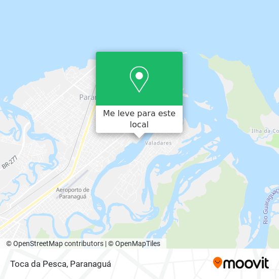 Toca da Pesca mapa