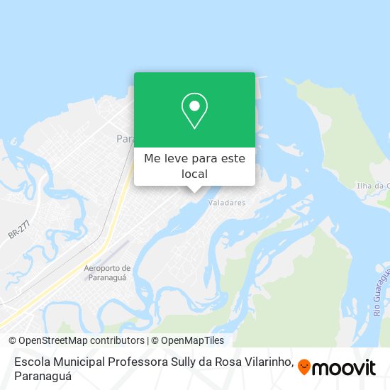Escola Municipal Professora Sully da Rosa Vilarinho mapa