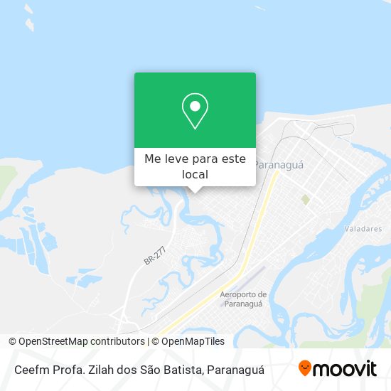 Ceefm Profa. Zilah dos São Batista mapa