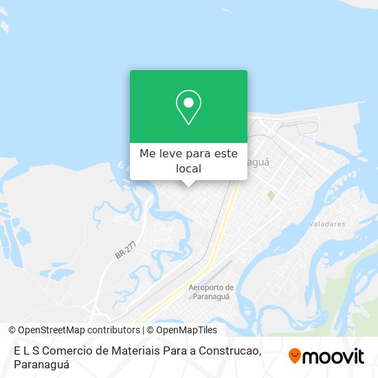 E L S Comercio de Materiais Para a Construcao mapa