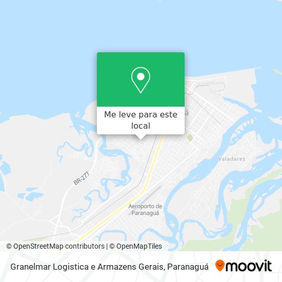 Granelmar Logistica e Armazens Gerais mapa