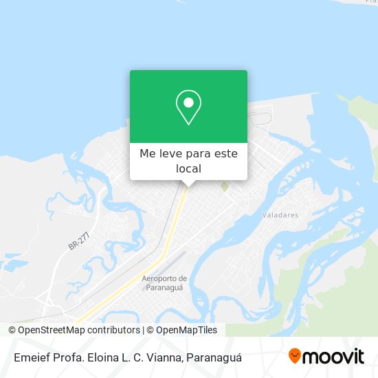 Emeief Profa. Eloina L. C. Vianna mapa