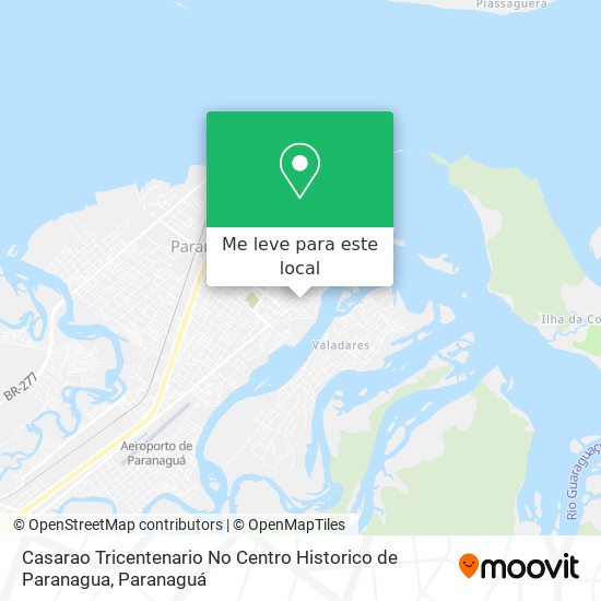 Casarao Tricentenario No Centro Historico de Paranagua mapa