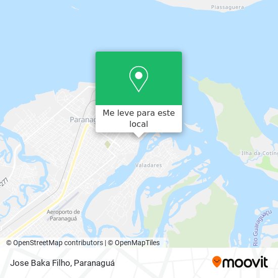 Jose Baka Filho mapa