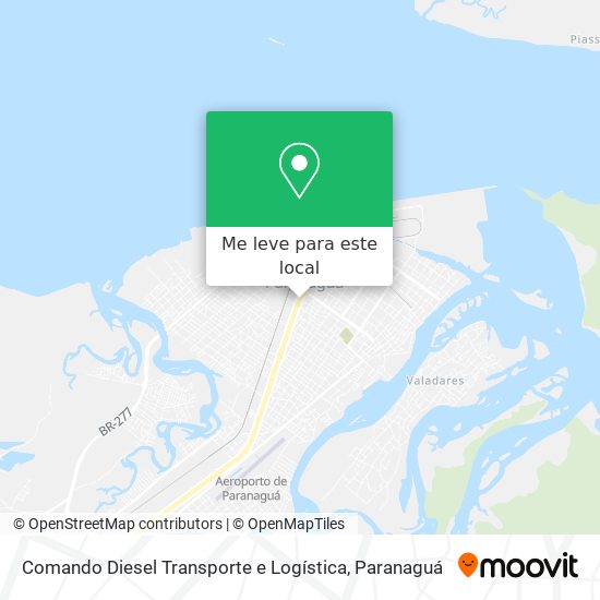 Comando Diesel Transporte e Logística mapa