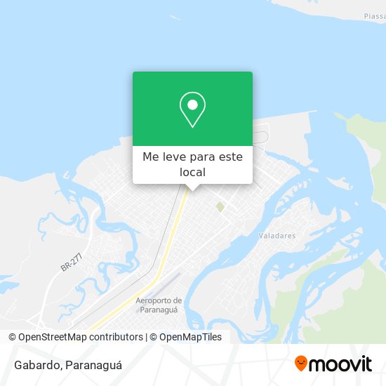 Gabardo mapa