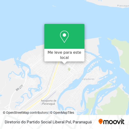 Diretorio do Partido Social Liberal Psl mapa