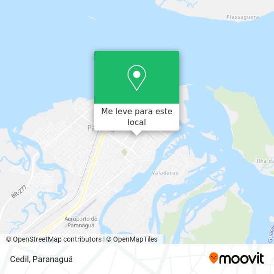 Cedil mapa