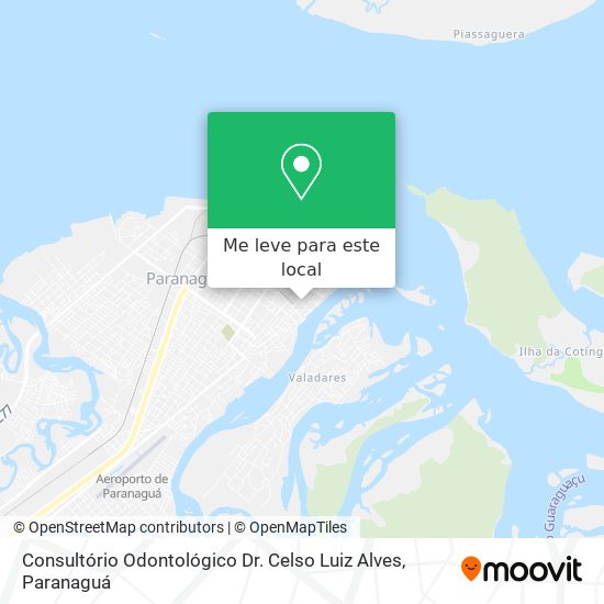 Consultório Odontológico Dr. Celso Luiz Alves mapa