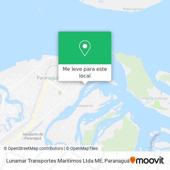Lunamar Transportes Maritimos Ltda ME mapa